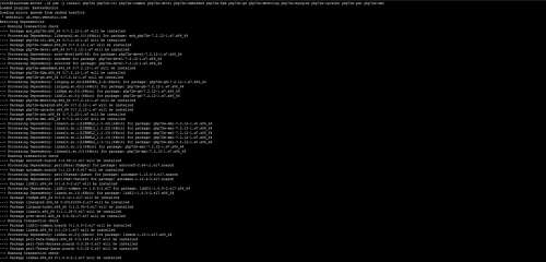 看到上图,证明php已经存在yum源中: 看到上图,证明php已经存在yum源中: